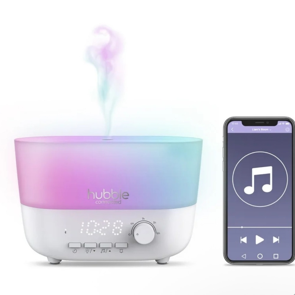 Hubble Mist 5-in-1 Humidifier, Diffuser, Bluetooth, Multi-Color Night Light